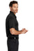 Port Authority K540 Mens Silk Touch Performance Moisture Wicking Short Sleeve Polo Shirt Black Side