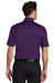 Port Authority K540 Mens Silk Touch Performance Moisture Wicking Short Sleeve Polo Shirt Purple Back
