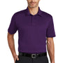 Port Authority Mens Silk Touch Performance Moisture Wicking Short Sleeve Polo Shirt - Bright Purple