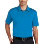 Port Authority Mens Silk Touch Performance Moisture Wicking Short Sleeve Polo Shirt - Brilliant Blue