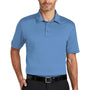 Port Authority Mens Silk Touch Performance Moisture Wicking Short Sleeve Polo Shirt - Carolina Blue