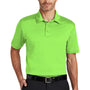 Port Authority Mens Silk Touch Performance Moisture Wicking Short Sleeve Polo Shirt - Lime Green