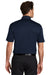 Port Authority K540 Mens Silk Touch Performance Moisture Wicking Short Sleeve Polo Shirt Navy Blue Back