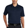 Port Authority Mens Silk Touch Performance Moisture Wicking Short Sleeve Polo Shirt - Navy Blue