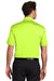 Port Authority K540 Mens Silk Touch Performance Moisture Wicking Short Sleeve Polo Shirt Neon Yellow Back