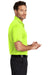 Port Authority K540 Mens Silk Touch Performance Moisture Wicking Short Sleeve Polo Shirt Neon Yellow Side