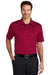 Port Authority K540 Mens Silk Touch Performance Moisture Wicking Short Sleeve Polo Shirt Red Front