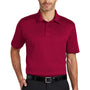 Port Authority Mens Silk Touch Performance Moisture Wicking Short Sleeve Polo Shirt - Red