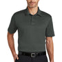 Port Authority Mens Silk Touch Performance Moisture Wicking Short Sleeve Polo Shirt - Steel Grey