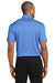 Port Authority K540P Mens Silk Touch Performance Moisture Wicking Short Sleeve Polo Shirt w/ Pocket Carolina Blue Back