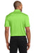 Port Authority K540P Mens Silk Touch Performance Moisture Wicking Short Sleeve Polo Shirt w/ Pocket Lime Green Back