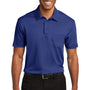 Port Authority Mens Silk Touch Performance Moisture Wicking Short Sleeve Polo Shirt w/ Pocket - Royal Blue