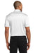 Port Authority K540P Mens Silk Touch Performance Moisture Wicking Short Sleeve Polo Shirt w/ Pocket White Back