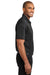 Port Authority K547 Mens Silk Touch Performance Moisture Wicking Short Sleeve Polo Shirt Black/Grey Side