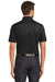 Port Authority K555 Mens Moisture Wicking Short Sleeve Polo Shirt Black Back