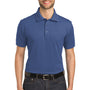 Port Authority Mens Moisture Wicking Short Sleeve Polo Shirt - Moonlight Blue - Closeout