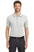 Port Authority K555 Mens Moisture Wicking Short Sleeve Polo Shirt White Front