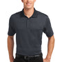 Port Authority Mens Performance Moisture Wicking Short Sleeve Polo Shirt - Graphite Grey/Black