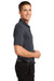 Port Authority K558 Mens Performance Moisture Wicking Short Sleeve Polo Shirt Graphite Grey/Black Side