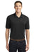 Port Authority K567 Mens 5-1 Performance Moisture Wicking Short Sleeve Polo Shirt Black Front