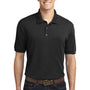 Port Authority Mens 5-1 Performance Moisture Wicking Short Sleeve Polo Shirt - Black - Closeout