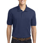Port Authority Mens 5-1 Performance Moisture Wicking Short Sleeve Polo Shirt - True Navy Blue - Closeout