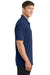 Port Authority K568 Mens Cotton Touch Performance Moisture Wicking Short Sleeve Polo Shirt Estate Blue Side