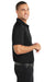 Port Authority K569 Mens Moisture Wicking Short Sleeve Polo Shirt Black Side