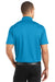 Port Authority K569 Mens Moisture Wicking Short Sleeve Polo Shirt Blue Wake Back