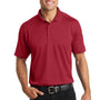 Port Authority Mens Moisture Wicking Short Sleeve Polo Shirt - Rich Red