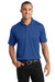 Port Authority K569 Mens Moisture Wicking Short Sleeve Polo Shirt Blue Front