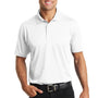Port Authority Mens Moisture Wicking Short Sleeve Polo Shirt - White