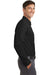 Port Authority K570 Mens Dimension Moisture Wicking Long Sleeve Button Down Shirt w/ Pocket Black Side
