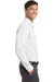 Port Authority K570 Mens Dimension Moisture Wicking Long Sleeve Button Down Shirt w/ Pocket White Side