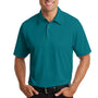 Port Authority Mens Dimension Moisture Wicking Short Sleeve Polo Shirt - Dark Teal Green