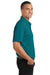 Port Authority K571 Mens Dimension Moisture Wicking Short Sleeve Polo Shirt Teal Green Side