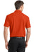 Port Authority K572 Mens Dry Zone Moisture Wicking Short Sleeve Polo Shirt Autumn Orange Back