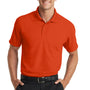Port Authority Mens Dry Zone Moisture Wicking Short Sleeve Polo Shirt - Autumn Orange