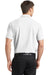Port Authority K572 Mens Dry Zone Moisture Wicking Short Sleeve Polo Shirt White Back