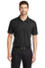 Port Authority K573 Mens Rapid Dry Moisture Wicking Short Sleeve Polo Shirt Black Front