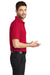 Port Authority K573 Mens Rapid Dry Moisture Wicking Short Sleeve Polo Shirt Red Side