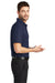 Port Authority K573 Mens Rapid Dry Moisture Wicking Short Sleeve Polo Shirt Navy Blue Side
