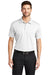 Port Authority K573 Mens Rapid Dry Moisture Wicking Short Sleeve Polo Shirt White Front