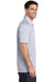 Port Authority K574 Mens Digi Heather Performance Moisture Wicking Short Sleeve Polo Shirt Light Grey Side