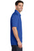 Port Authority K574 Mens Digi Heather Performance Moisture Wicking Short Sleeve Polo Shirt Royal Blue Side