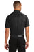 Port Authority K575 Mens Crossover Moisture Wicking Short Sleeve Polo Shirt Black Back