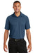 Port Authority K575 Mens Crossover Moisture Wicking Short Sleeve Polo Shirt Regatta Blue Front