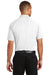 Port Authority K575 Mens Crossover Moisture Wicking Short Sleeve Polo Shirt White Back