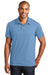 Port Authority K577 Mens Meridian Short Sleeve Polo Shirt Blue Skies Front