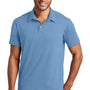 Port Authority Mens Meridian Short Sleeve Polo Shirt - Blue Skies - Closeout